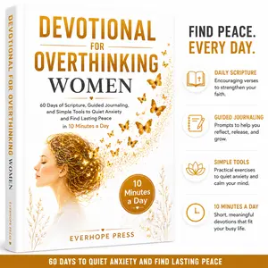 Devotional for Overthinking Women – 60 Day Guided Faith Journal for Daily Reflection & Peace