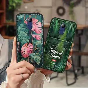 Back Cover Anti-knock Phone Case For Huawei Honor V9 Play/Honor 6C Pro Shockproof Card bag Card slot Card sleeve Cute Anti-dust Durable Silicone Cover Full wrap Soft case Cartoon
