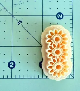 Sunflower Trio Polymer Clay Cutter