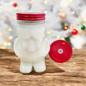 Santa Candle 18 ounce in reusable jar christmas candle