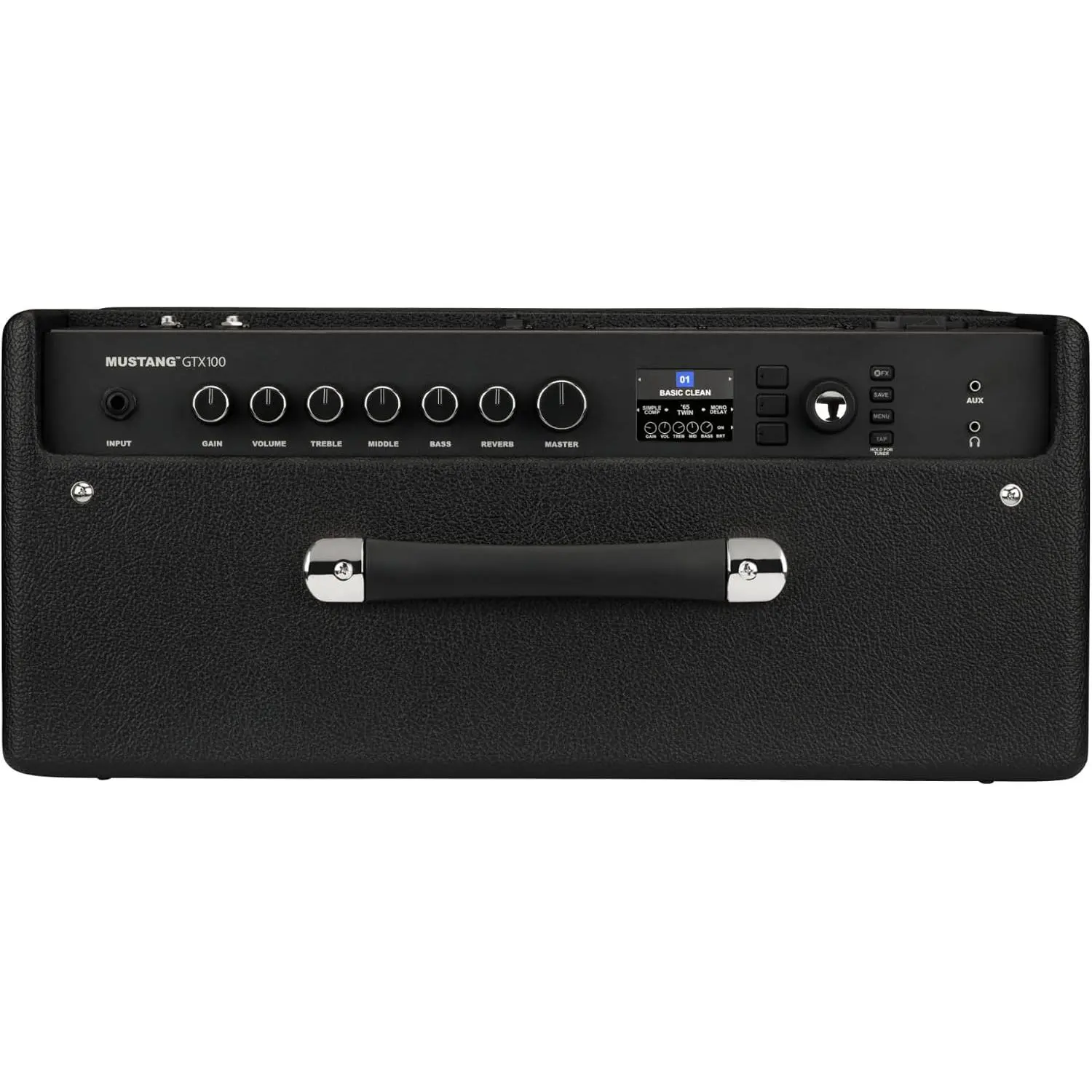 Fender Mustang GTX100 Guitar Amplifier Combo with Speaker, Bluetooth, WiFi | 200 presets, 12" Celestion speaker, Bluetooth & WiFi streaming