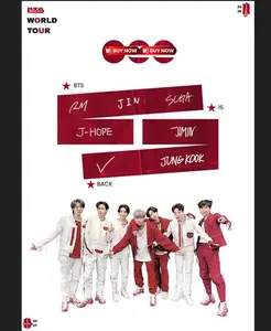 World Tour Comeback Inspired Poster Art Print, Seven Member Bangtan Boys Signature Style Design, Fan Collectible Gift