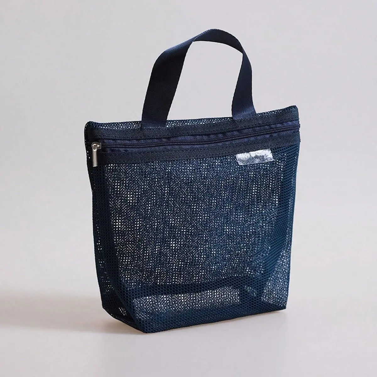 Mesh Handbag with Hollow Storage Bag, Shower Drainage Bag, Portable Makeup Travel Essentials Beach Outdoor Sports Bag, Essential Vacation School Supplies, Net Bag