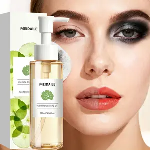 MEIDAILE Centella Cleansing Oil for face,Makeup Remover,Deep Cleansing Oil,Pore Control Cleansing Oil, Pore Cleanser, Sebum Care, Gentle Melting Oil Cleanser for Face, Safe For All Skin Type, Daily Hydrating Makeup Remover,3.38fl.oz