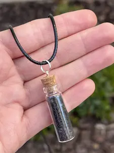 Protective Black Salt Necklace Daily Wear Banishes Bad Energies