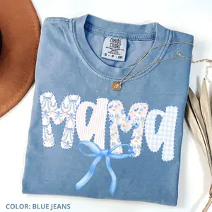 Comfort Colors Mama TShirt, Birthday Gift for Mom, Mothers Day Gift, New Mom Gift, Baby Shower Gift, Mom Tshirt, Pregnancy Announcement Tee