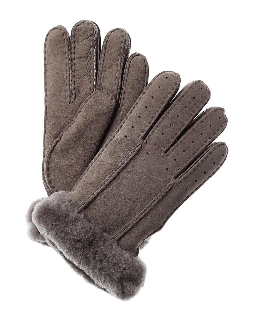 UGG Classic Perforated Two Point Suede Gloves UGG Classic Perforated Two Point Suede Gloves