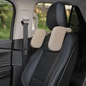 Car Headrest Pillow, Adjustable Car Seat Neck Pillow, Car Travel Side Sleep Pillow, Car Interior Accessories for Men and Women