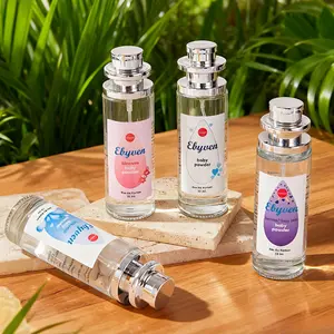 Soft & Gentle Baby Baby Powder Perfume, a 4-pack of compact, portable women's perfumes in four different scents: jasmine, rose, sunflower, and orchid. An ideal birthday gift for your girlfriend, perfect for dates and parties.