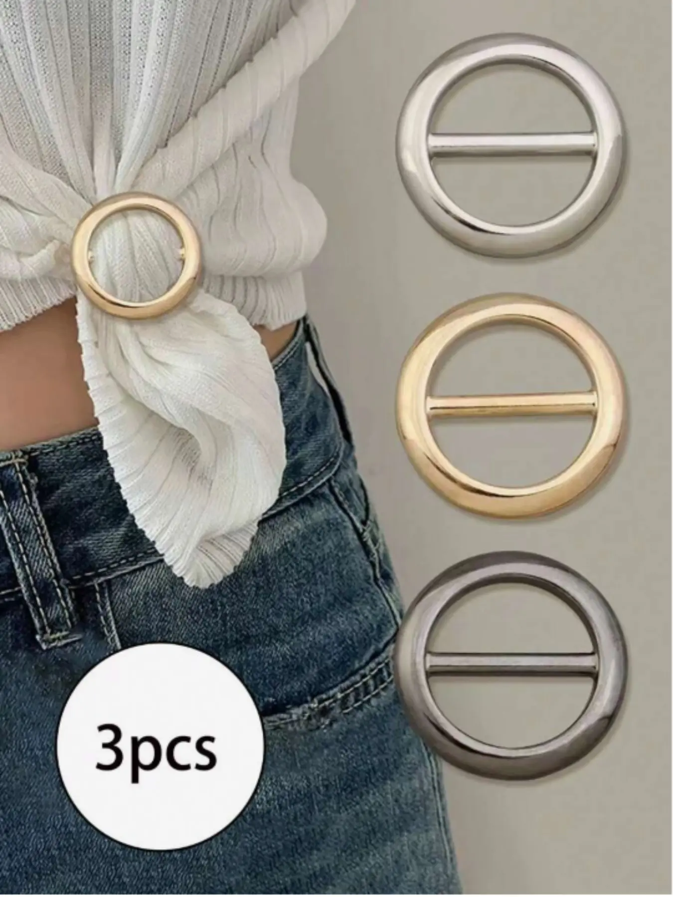 Fashion Scarf Buckles, Versatile Accessory, Suitable for Scarves and Blouses