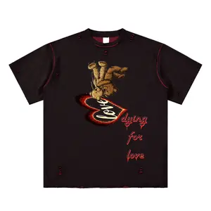 Falling In Love Frayed Reversible T-shirt