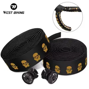 WEST BIKING Bike Handlebar Strap.Multiple Colors Cycling Shock Absorption  Professional Anti-slip Adhesive Bicycle Handlebar Tape