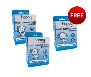 Buy 2 Happy Toilet Cleaners, Get 1 FREE