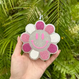 Smiley Flower Car Freshie