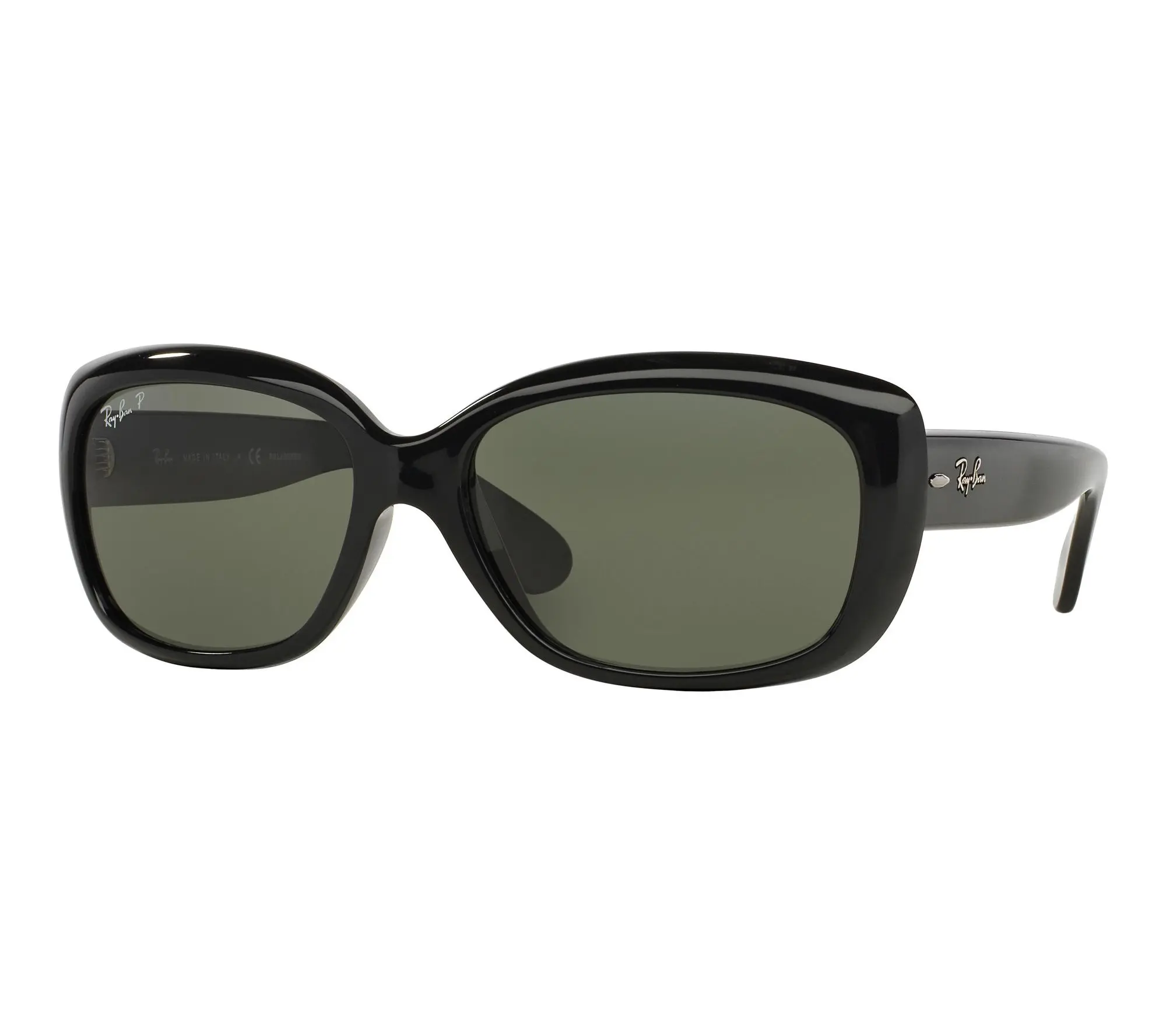 Ray-Ban Jackie Ohh Sunglasses- Polished Black-58mm