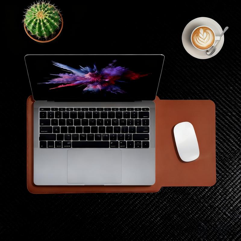 Minimalist PU Leather Laptop Case, Laptop Cover, Scratch Resistant Solid Color Laptop Sleeve Bag, Notebook Sleeve Bag, Computer & Laptop Accessories for Apple MacBook Air Pro 13 M1 M2 2020 ASUS 11 12 13.3 14 15 15.6 16 Case