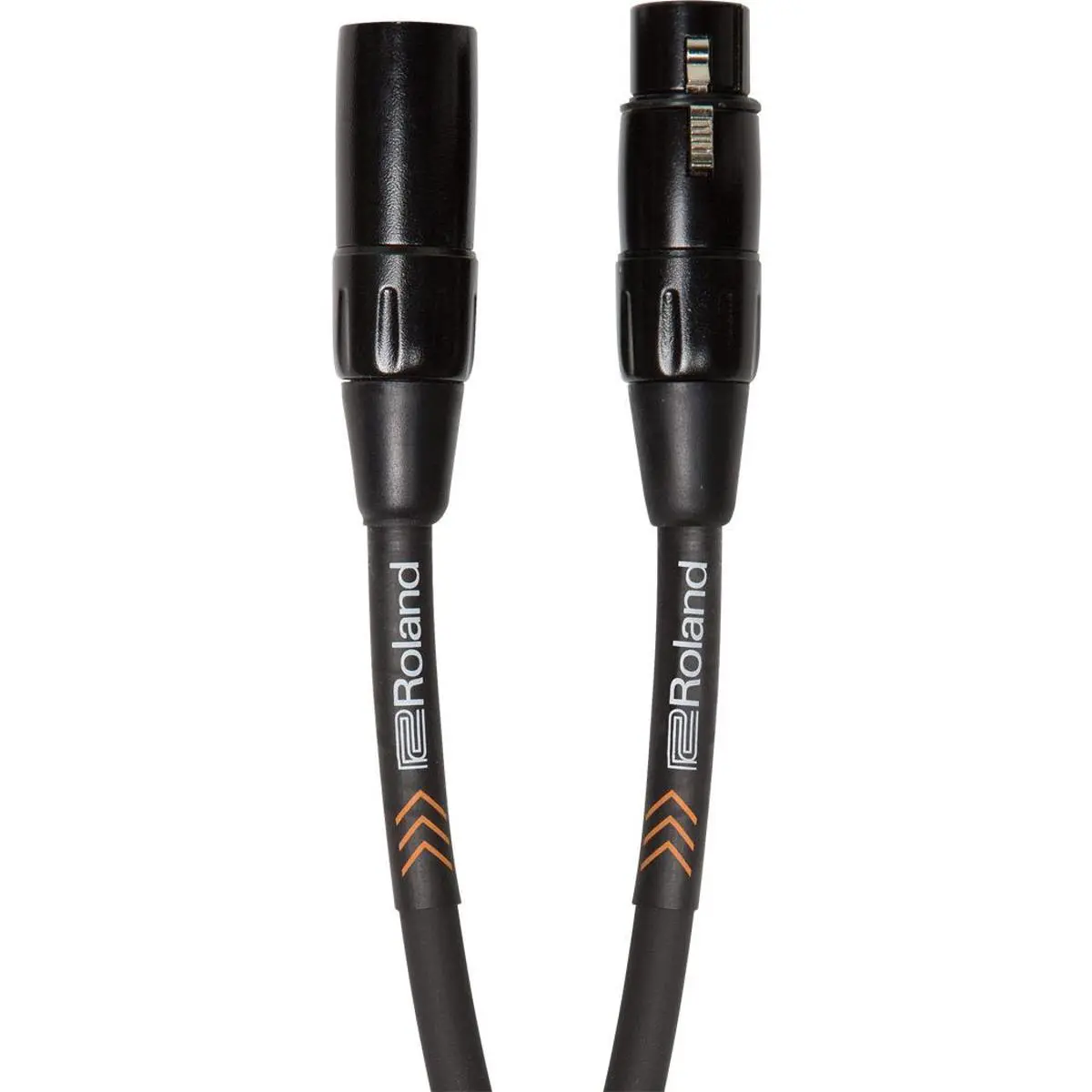 Roland Black Series Microphone Cable - 10-foot Length, XLR Connectors