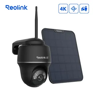 Reolink Argus PT Ultra 4K 8MP Wireless Pan & Tilt Solar Security Camera with Spotlights Person/Vehicle Smart Detection 360° WiFi Monitoring Camera