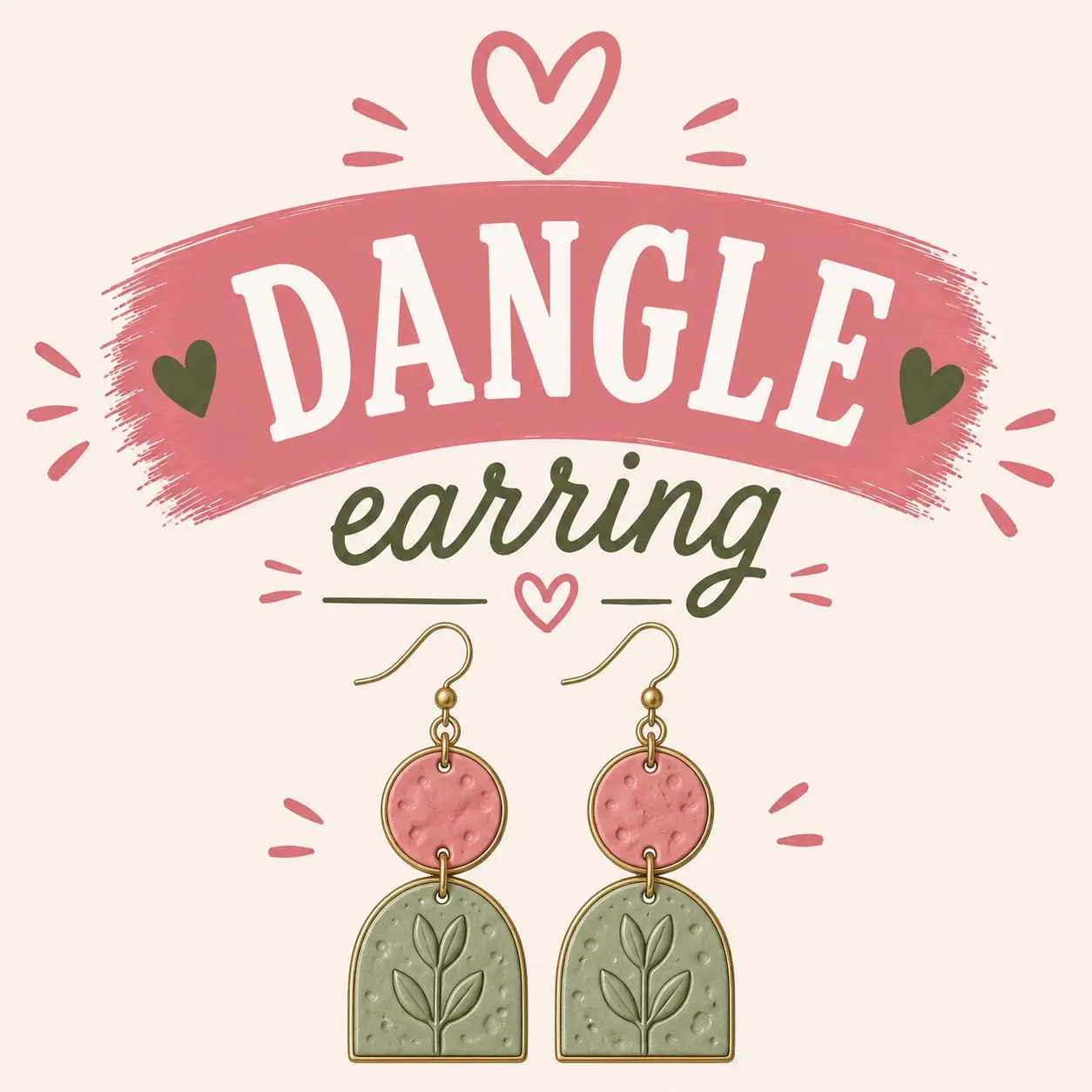 Dangle Earring | Claim that Clay