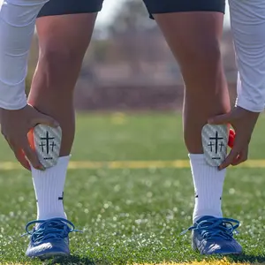 White/Black Cross Shin Mini Guards White/Black Cross Shin Mini Guards