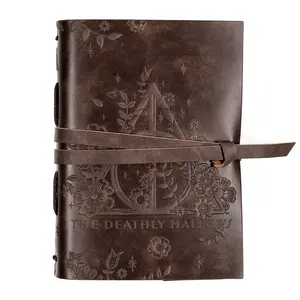 Harry Potter Deathly Hallows Leather Wrap Journal