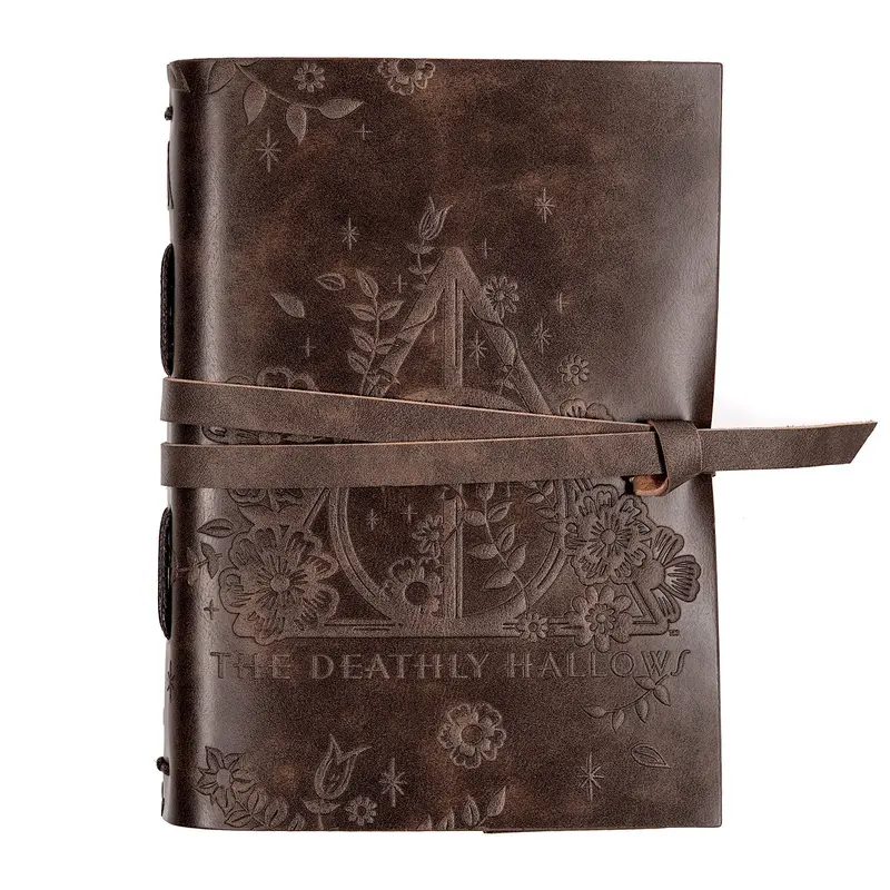 Harry Potter Deathly Hallows Leather Wrap Journal
