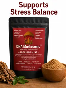 DNA   Mushroom Matrix Blend- Whole Body Wellness A premium multi-mushroom blend Crafted to support focus, balance, immune wellness, Lion Mane, Reishi, Turkey Tail, Maitake, Cordycep. Pure, Potent, No fillers