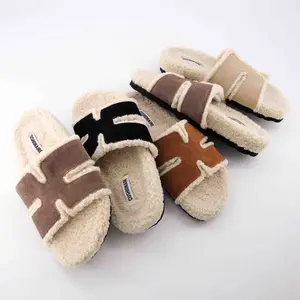 Cushionaire Women's Cuddle Suede Cozy Footbed Sandals - Soft Genuine Leather Cut-Out Upper, Faux Shearling Lining, Memory Foam Cushioned Insoles | Cozy Slippers for Women