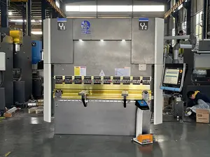 A 40T/2000mm high-quality black bending machine is equipped with the DA66T system and 6+1 axes