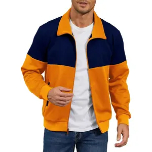 Men’s Lightweight Casual Bomber Jacket Track Running Athletic Coat