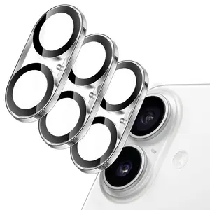 JETech Camera Lens Protector for iPhone 17 Series, 9H Tempered Glass, Anti-Scratch, Case Friendly, Does Not Affect Night Shots, HD Clear, 3-Pack (Clear)