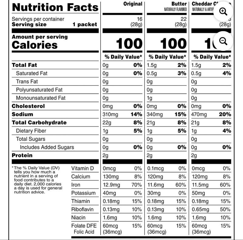 Quaker Instant Grits, Variety Pack 45.4 oz., 46 pk