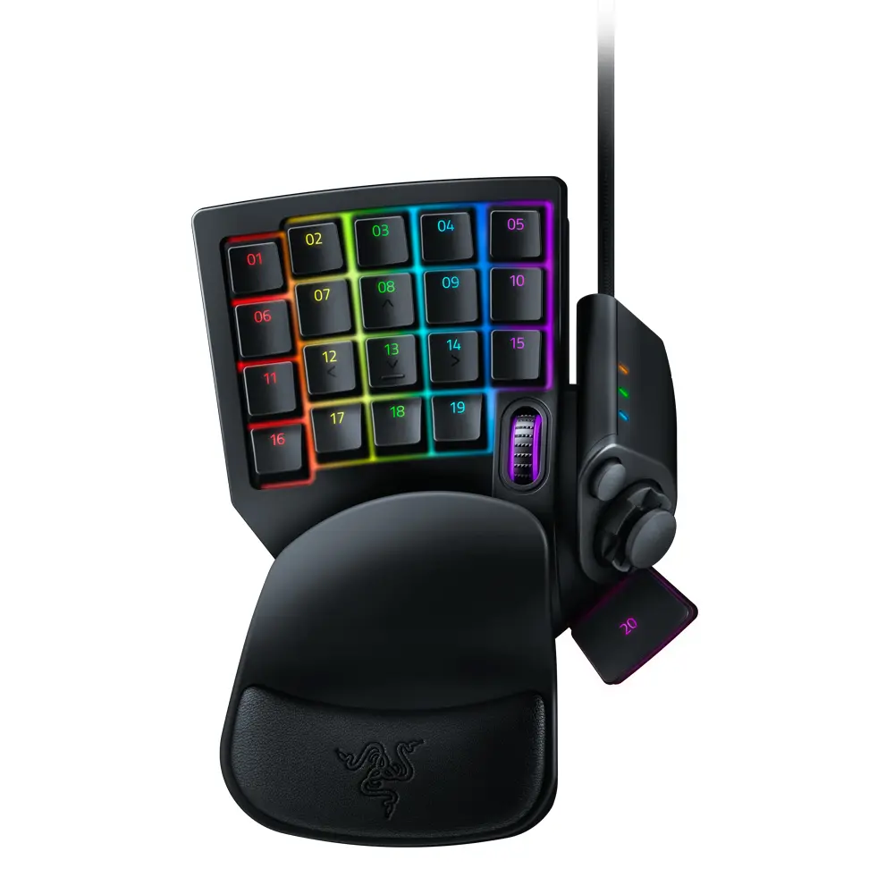 Razer Tartarus V2 - Ergonomic Gaming Keypad with Mecha-Membrane Switches and Chroma RGB, Programmable Left-Hand Controller for PC Gaming