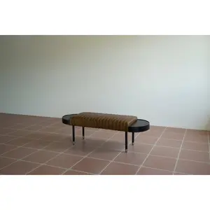 Zahara Leather Bench Zahara Leather Bench