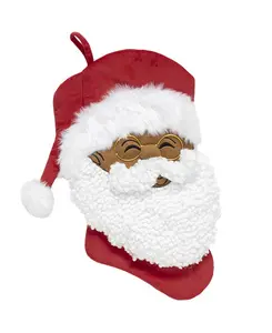 Woven Papa Klaus Stocking