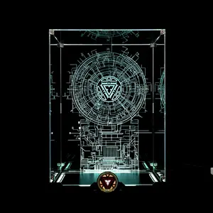 LED Light Acrylic Display Case for Marvel 76344 Mark 3 Collectors' Edition LED Light Acrylic Display Case for Marvel 76344 Mark 3 Collectors' Edition