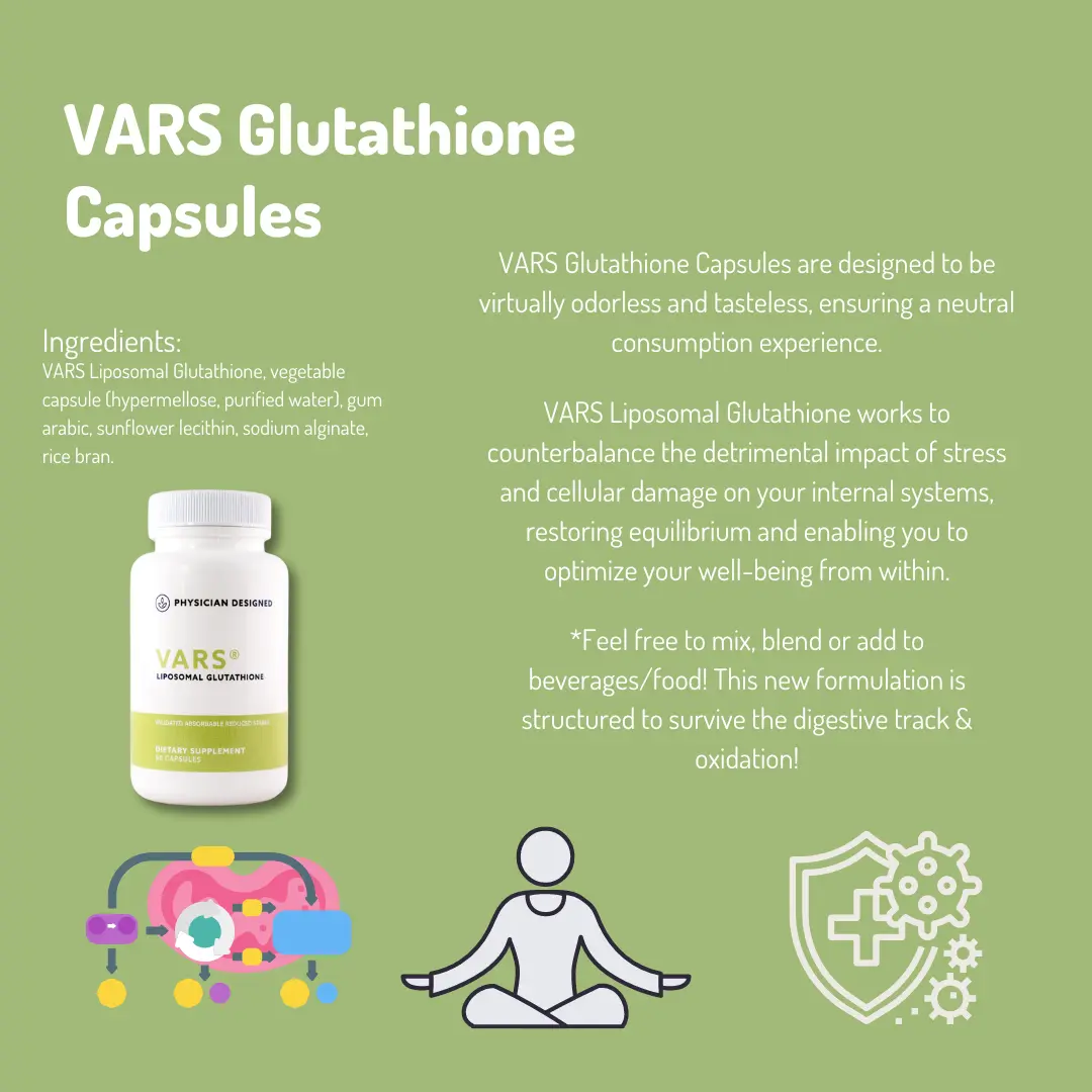 VARS Glutathione Capsule Liposomal Glutathione for Antioxidant Support - TikTok Shop VARS Glutathione Capsule Liposomal Glutathione for Antioxidant Support - TikTok Shop