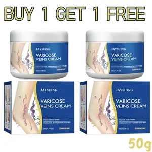 Buy 1 Get 1 Free Varicose Vein Relief Cream for Legs 50g Helps with Leg Pain Swelling and Tired Heavy
