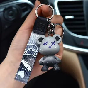 Colorful Cute Bear Trendy Keychain Gift - Adorable and Fun Decoration for Adults, Perfect for Personalization and Daily Use
