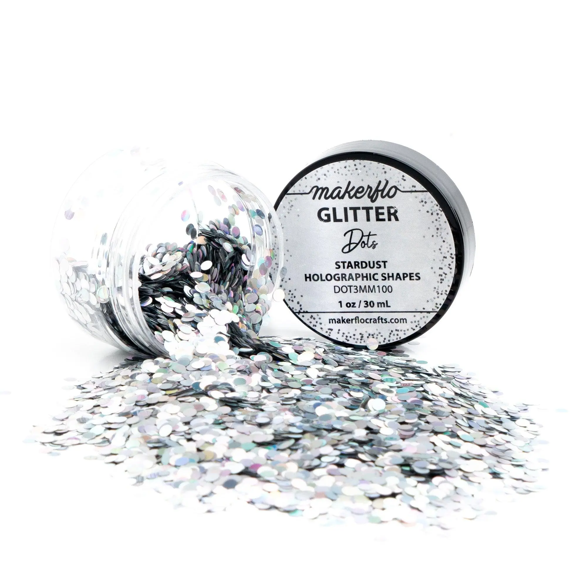 Makerflo Dot Glitter for Art and Craft