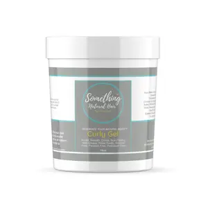 Something Natural Haircare- Curly Gel, Smooth Define Non-Frizz Formula for Natural Beauty 16oz