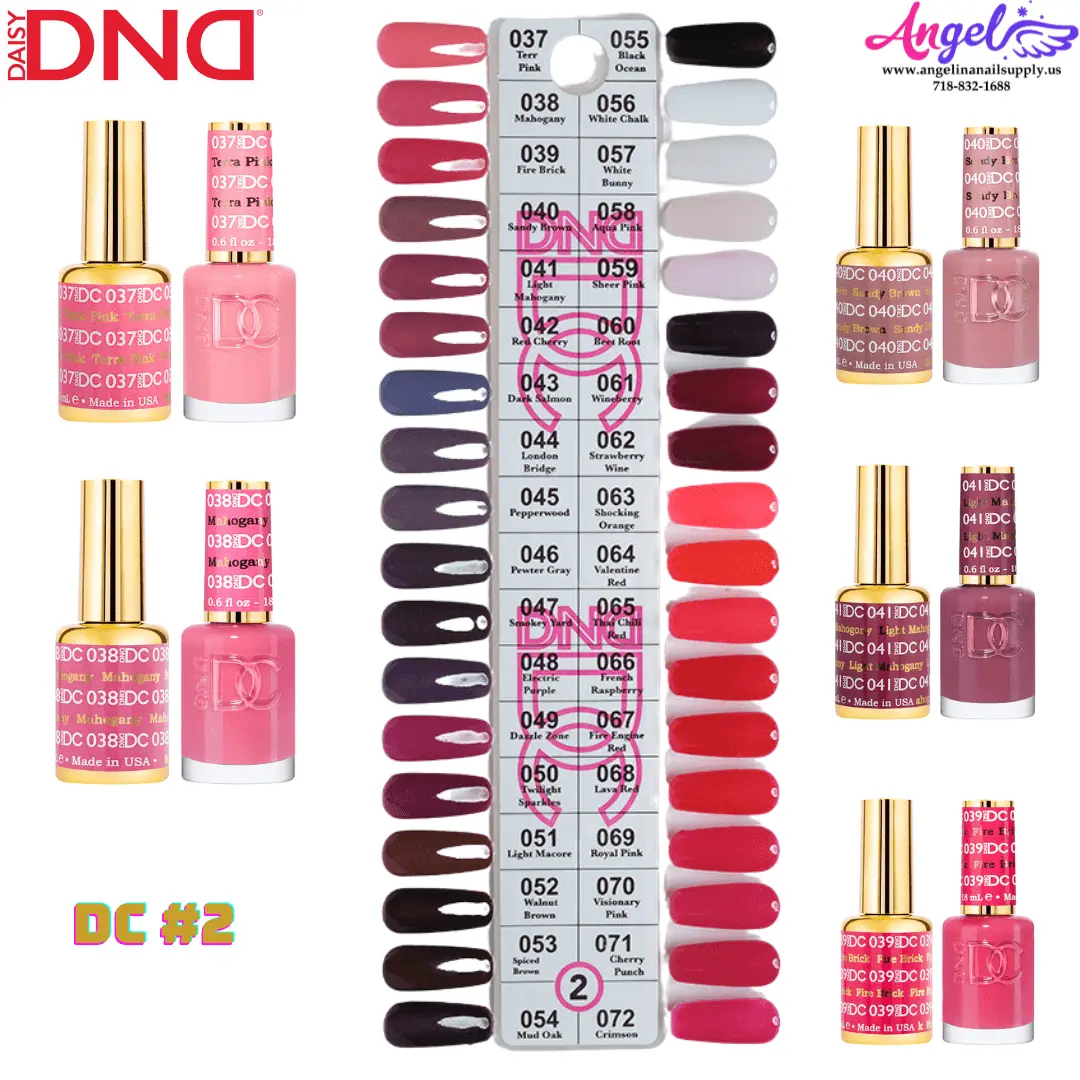 DC2 Collection #2 (Full Set 36 Colors #37 - #72)