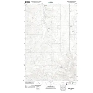 Dorner School Montana USGS Topographic Quadrangle Map, 2011, 1:24000