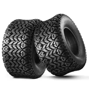MaxAuto AT22X11.00-10 Hilly Lawn ATV Tires,22x11x10 Replacement for Lawn Mower Golf Cart Turf Tires,4-Ply Tubeless, 2 Pack