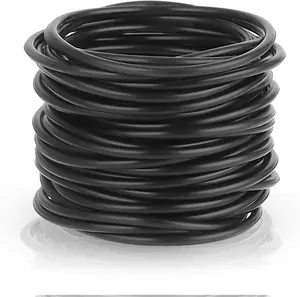 40 Pieces Black Silicone Jelly Bracelets Stretchy 80s Gummy Silicone Wristbands Hair Ties Black Jelly Bracelets Rubber Bracelets for Party Favors, Adults, Women Party Accessories