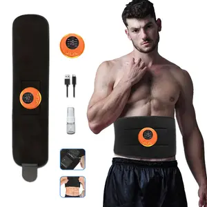 Abdominal Muscle Stimulator Belt - 8 Mode Ab Toner for Core Training, Electronic Muscle Stimulating Belt for Home Stomach Workout, Men & Women