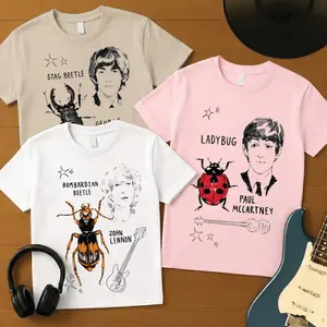 [COLLECTION] Retro Vintage Beatles V2 T-Shirt, Beatles Band Graphic Shirt, Music Lover Shirt, Unisex Casual 100% Cotton, Gift for Him, Gift for Her, Menswear Womenswear Top.