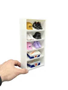 1/6 Scale Mini Shoe Shelf / Mini Brands Sneakers / Mini Shoe Organizer / Shoe Rack / Miniatures