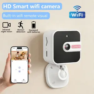 Wireless WiFi Home Security Camera with Night Vision, Motion Tracking, Wall Mount, Mobile App Live View for Indoor Monitoring – Smart Surveillance Camera for Home Security,  24/7 Security Monitoring, App Control, Easy Installation