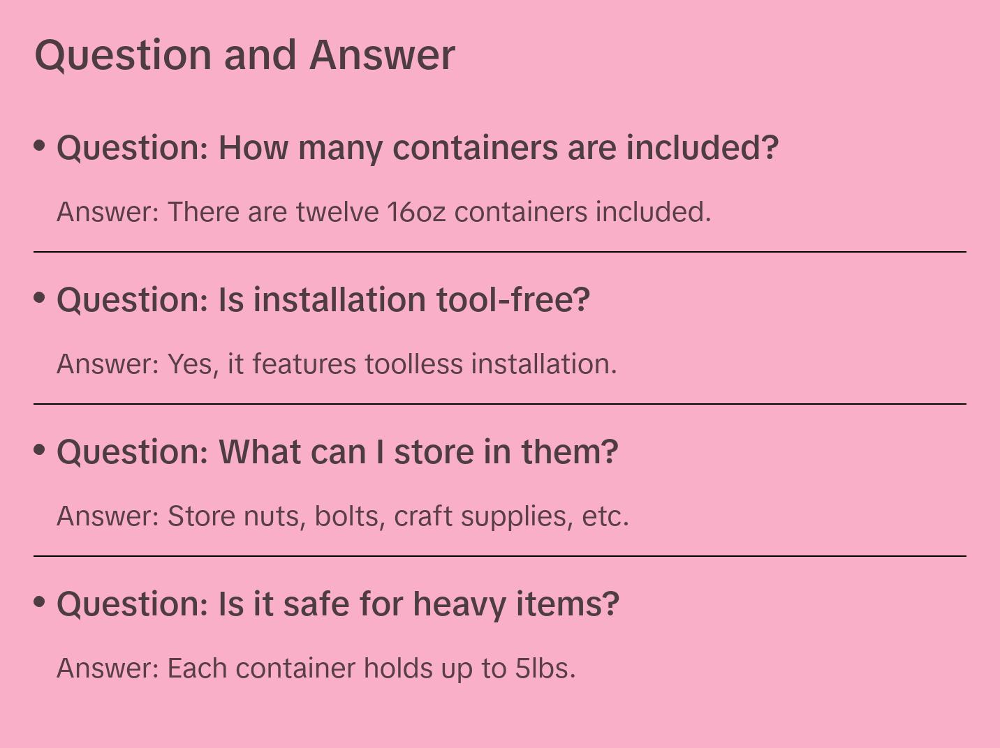 Clear Pegboard Containers - Wallwerx Organizer - Plastic Jars 16oz (12-Pack) Clear Pegboard Containers - Wallwerx Organizer - Plastic Jars 16oz (12-Pack)